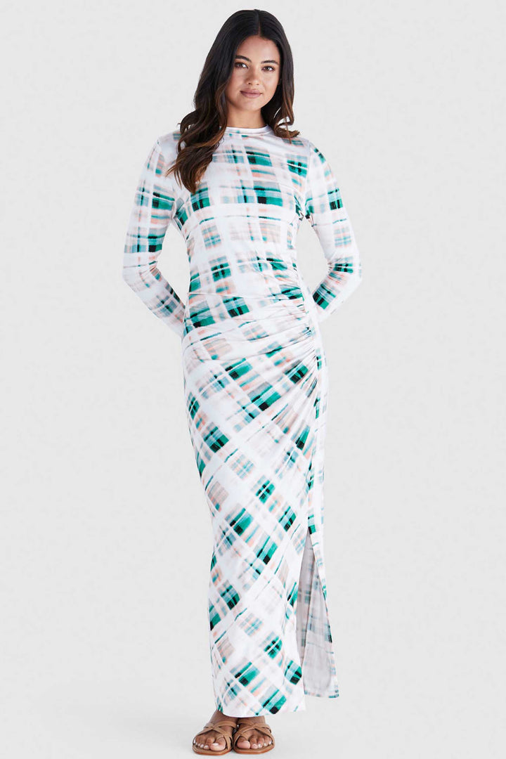Micah Dress in Check