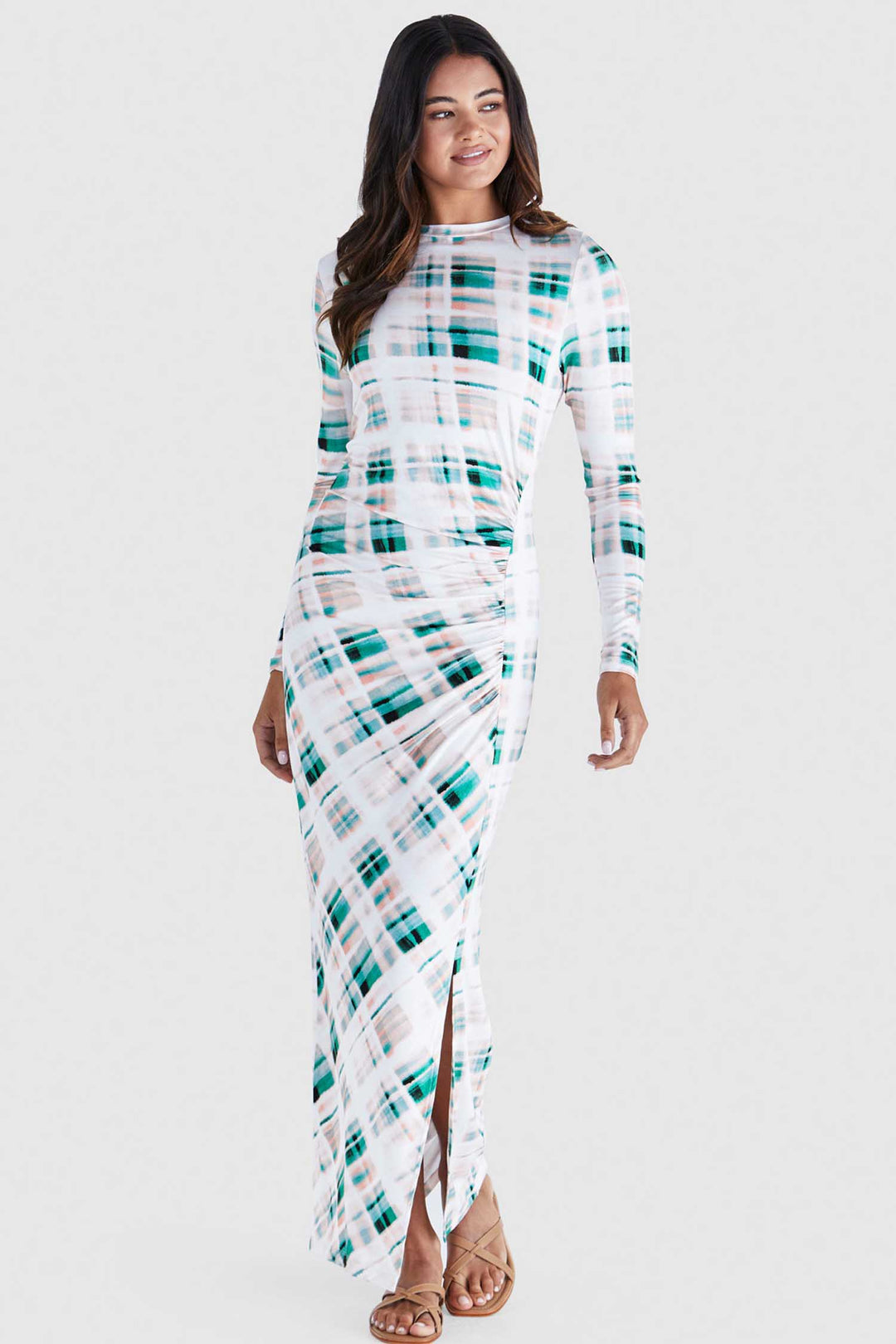 Micah Dress in Check