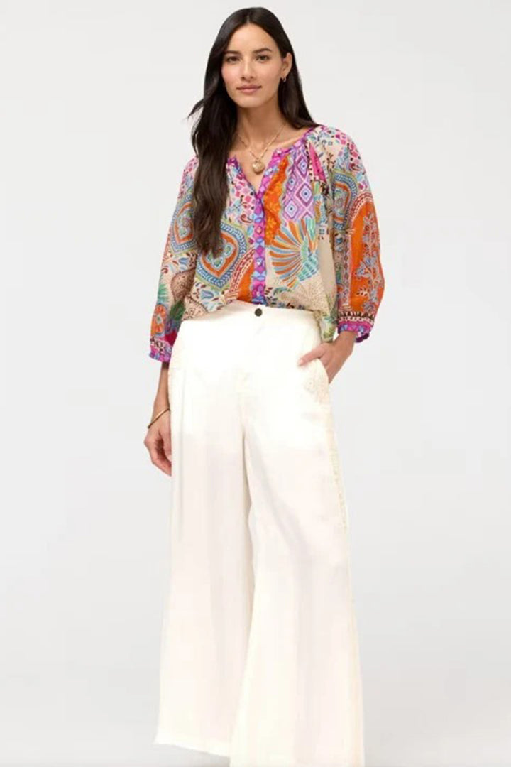 Michaella Peasant Blouse in Avelar