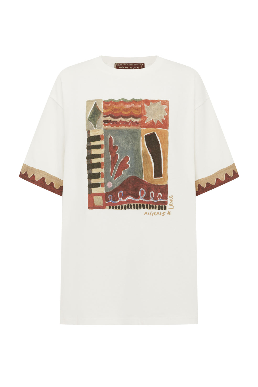 Michelle Classtic Tee in Cream