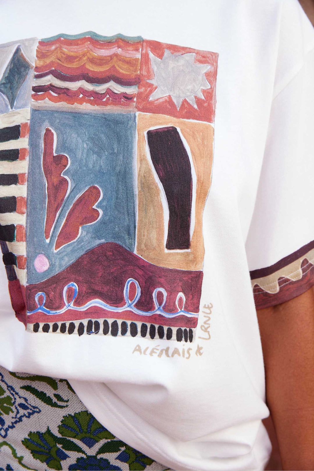 Michelle Classtic Tee in Cream