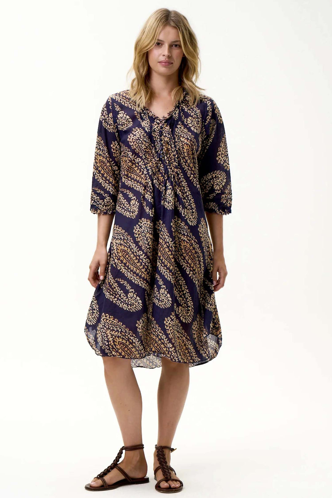 Middy Poppy Dress in Provence