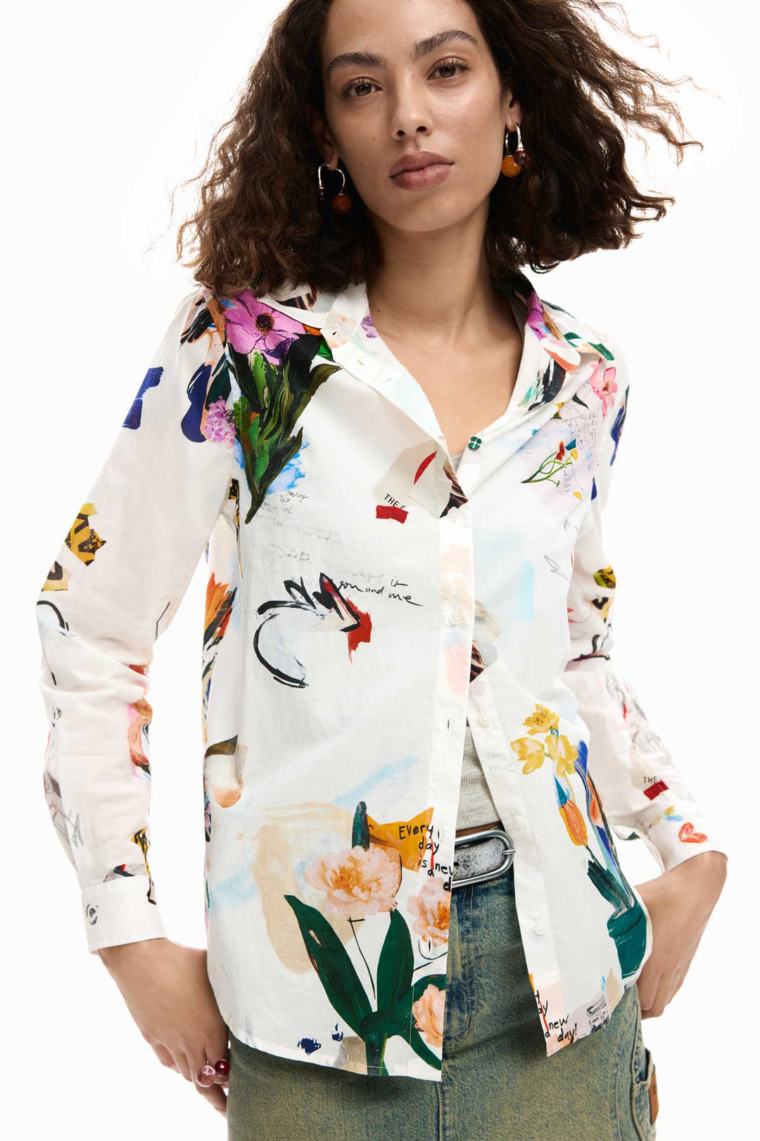 Mila Shirt in Blanco