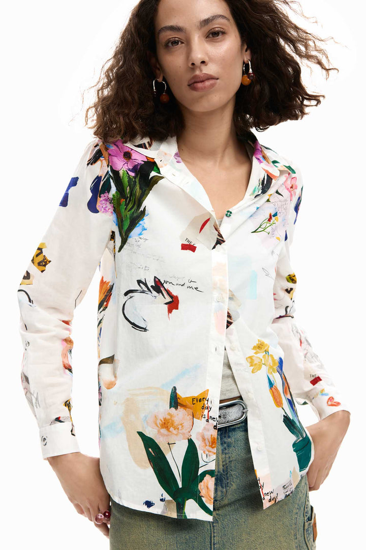 Mila Shirt in Blanco