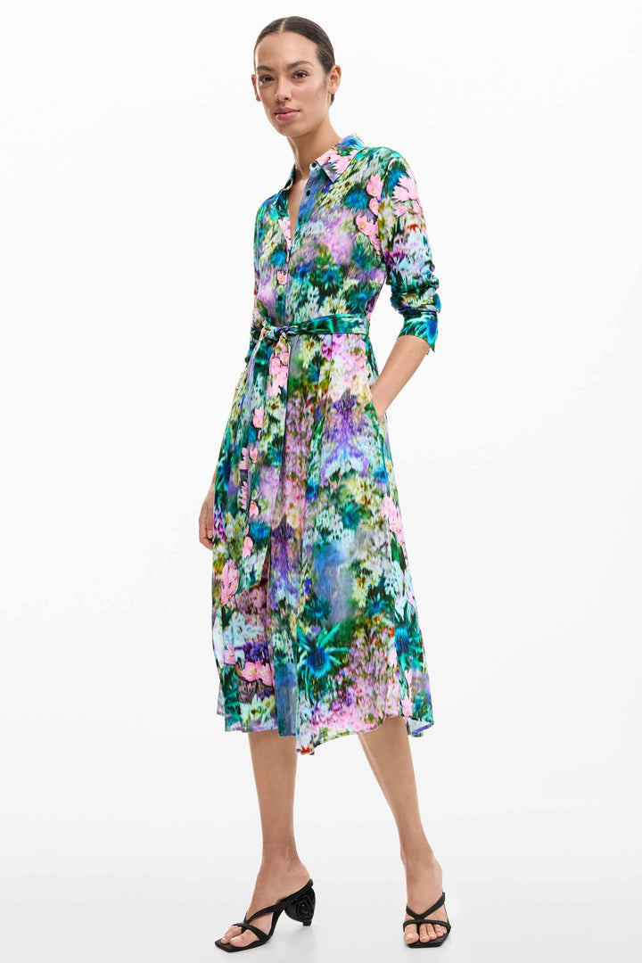 Mili Collared Dress in Amarillo