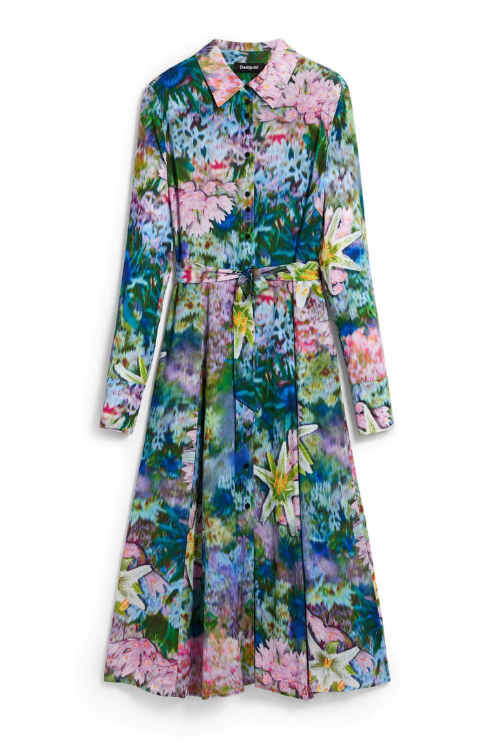 Mili Collared Dress in Amarillo