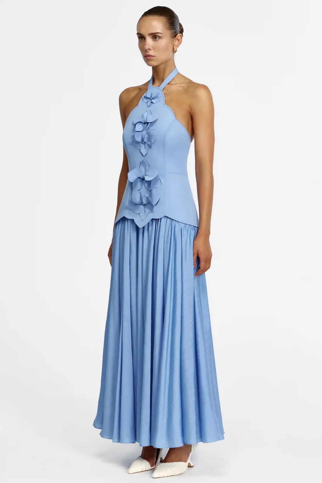 Milliken Maxi Dress in Deep Sky