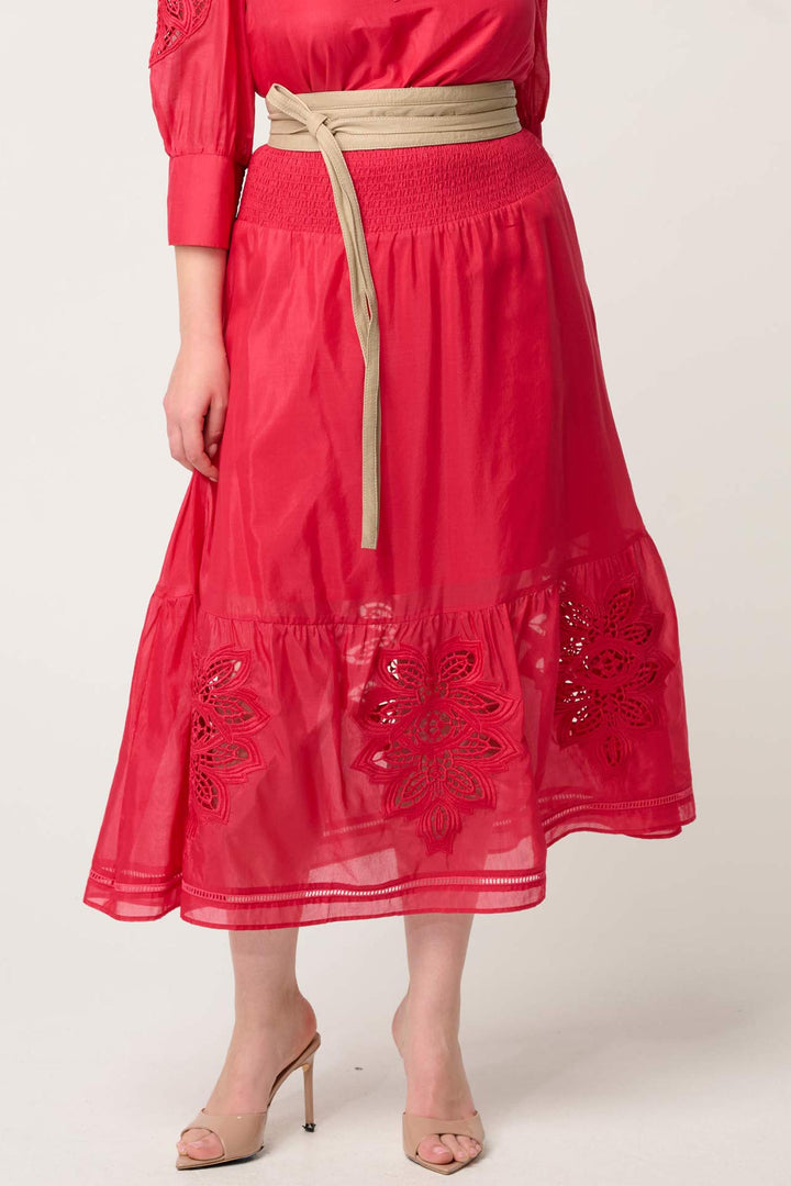 Milton Leather Belt in Oatmeal