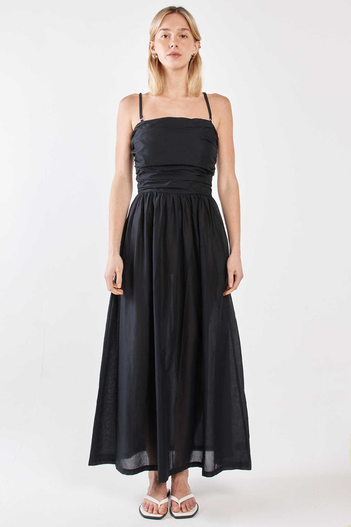 Mina Strapless Dress in Black