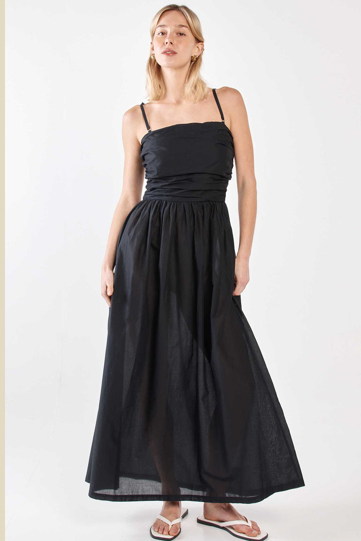 Mina Strapless Dress in Black