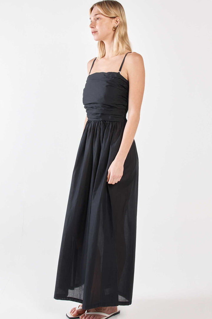 Mina Strapless Dress in Black