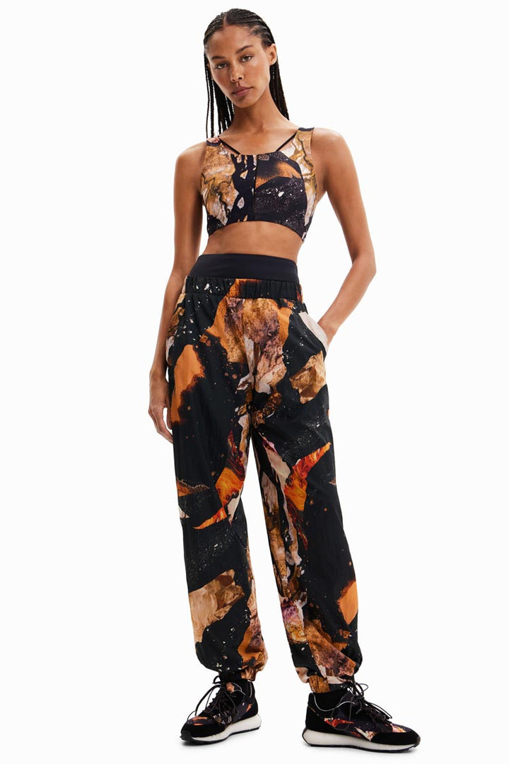 Mineral Effect Print Joggers | FINAL SALE