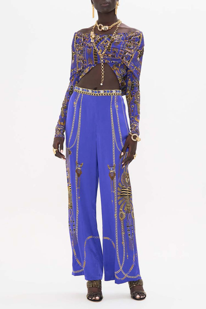 Minimal Wide Leg Pant in My Fair Pharaoh | FINAL SALE