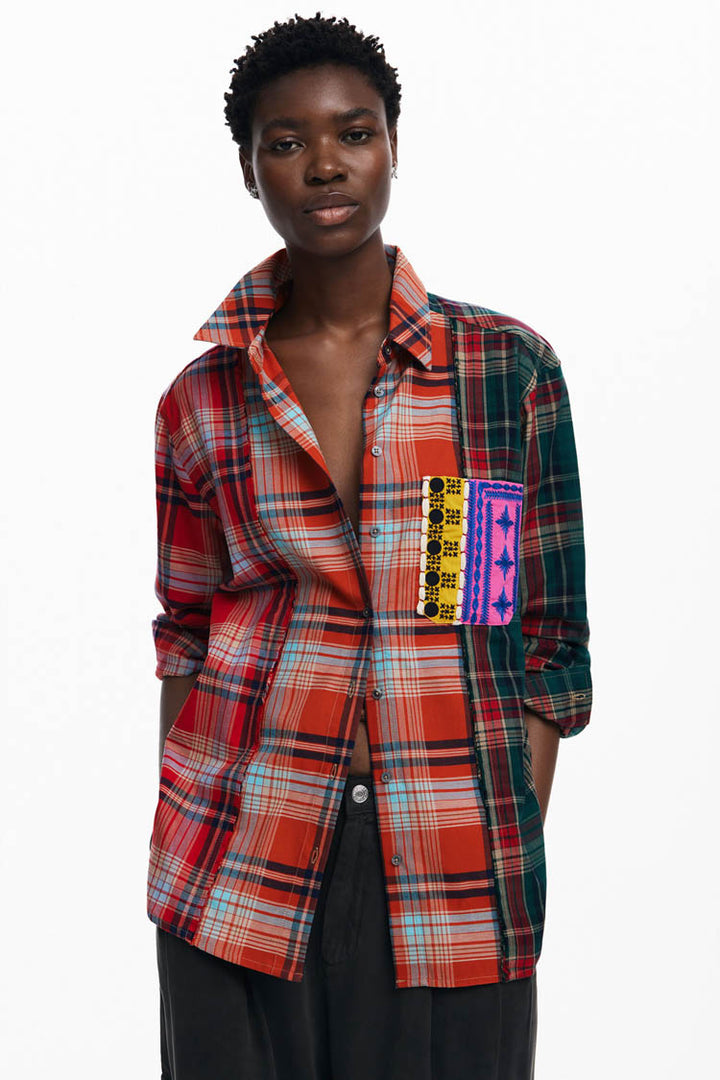 Minnesota Digital Patchwork Checkered Shirt
