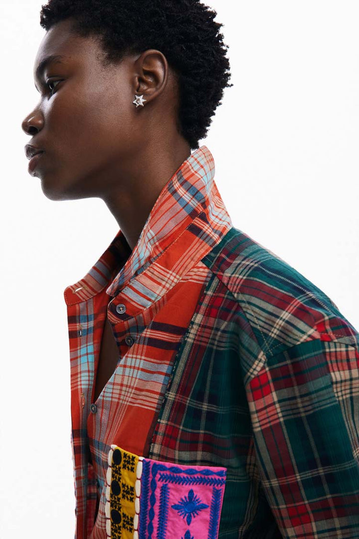 Minnesota Digital Patchwork Checkered Shirt