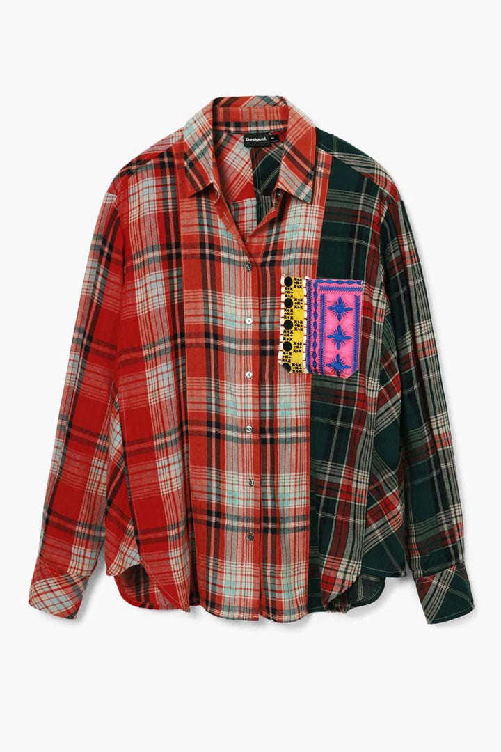 Minnesota Digital Patchwork Checkered Shirt