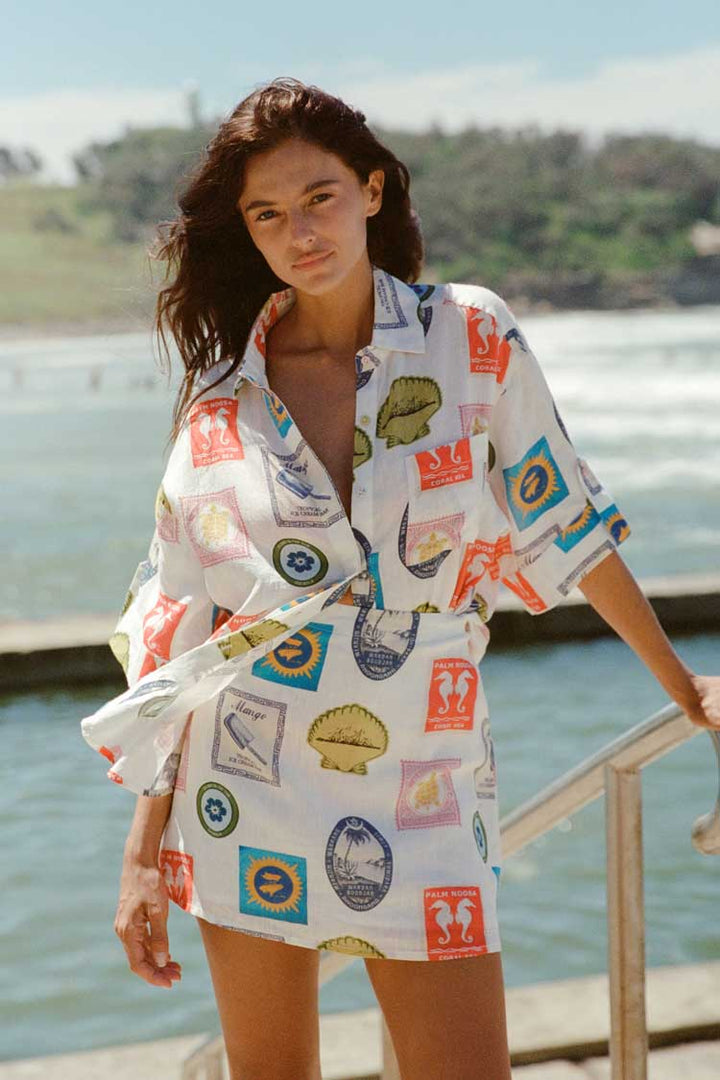 Mirage Shirt in Holiday Stamp