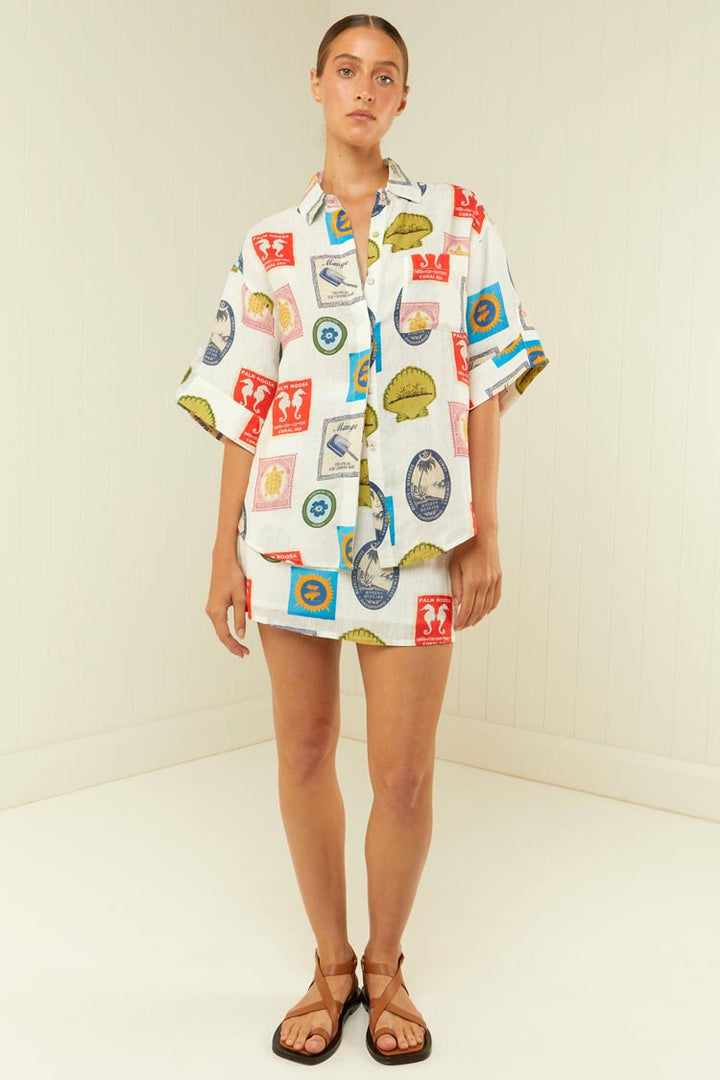Mirage Shirt in Holiday Stamp