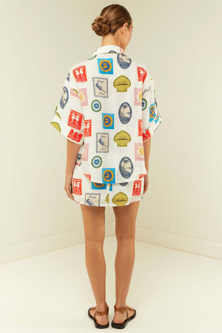 Mirage Shirt in Holiday Stamp