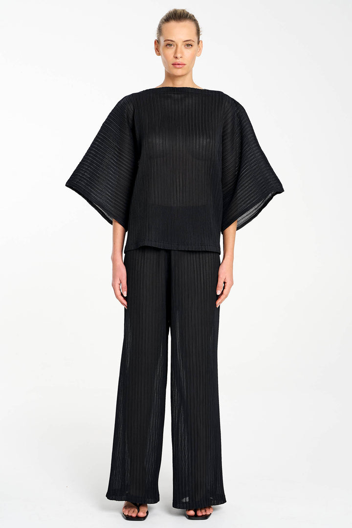 Miso Shell Shirt in Black