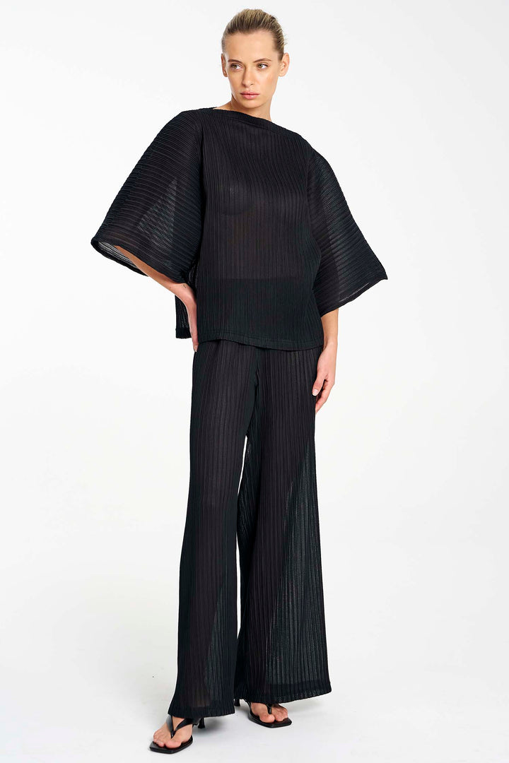 Miso Shell Shirt in Black