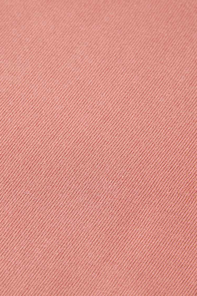 Mock Neck SS T-shirt in Weathered Pink | FINAL SALE