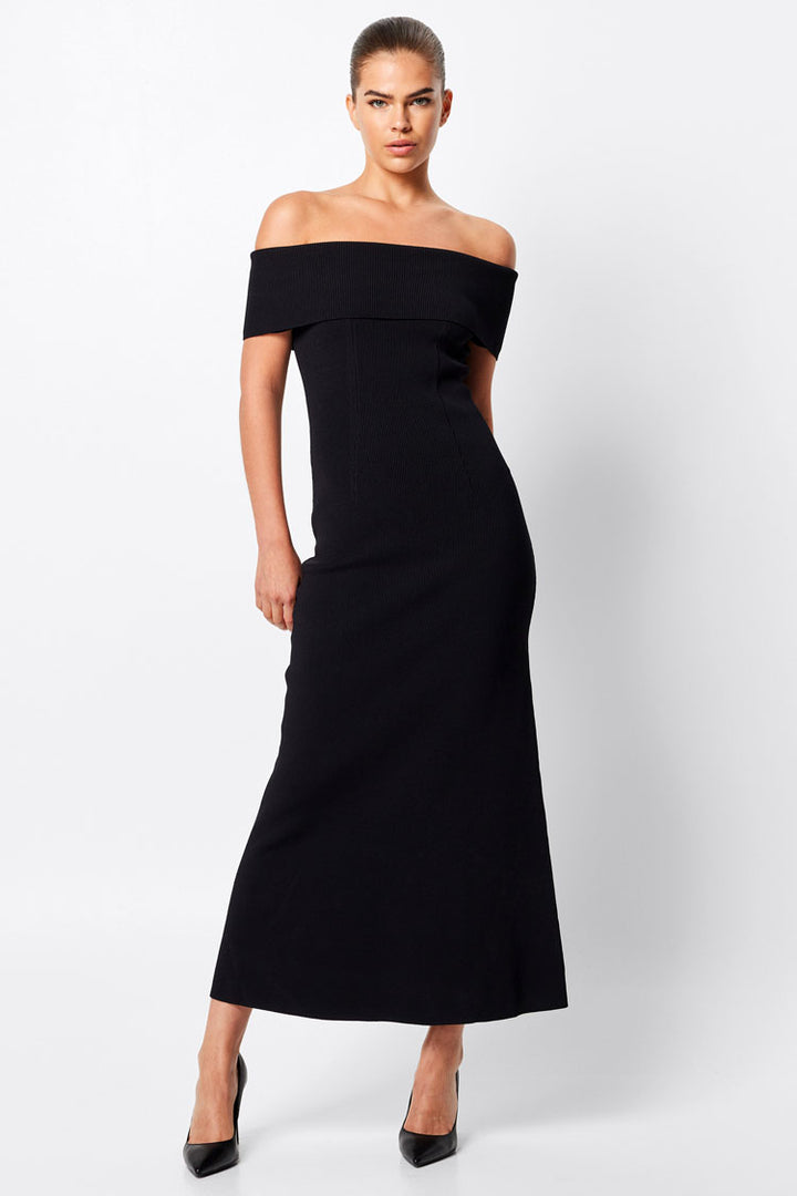 Monaco Off Shoulder Midi Dress | FINAL SALE