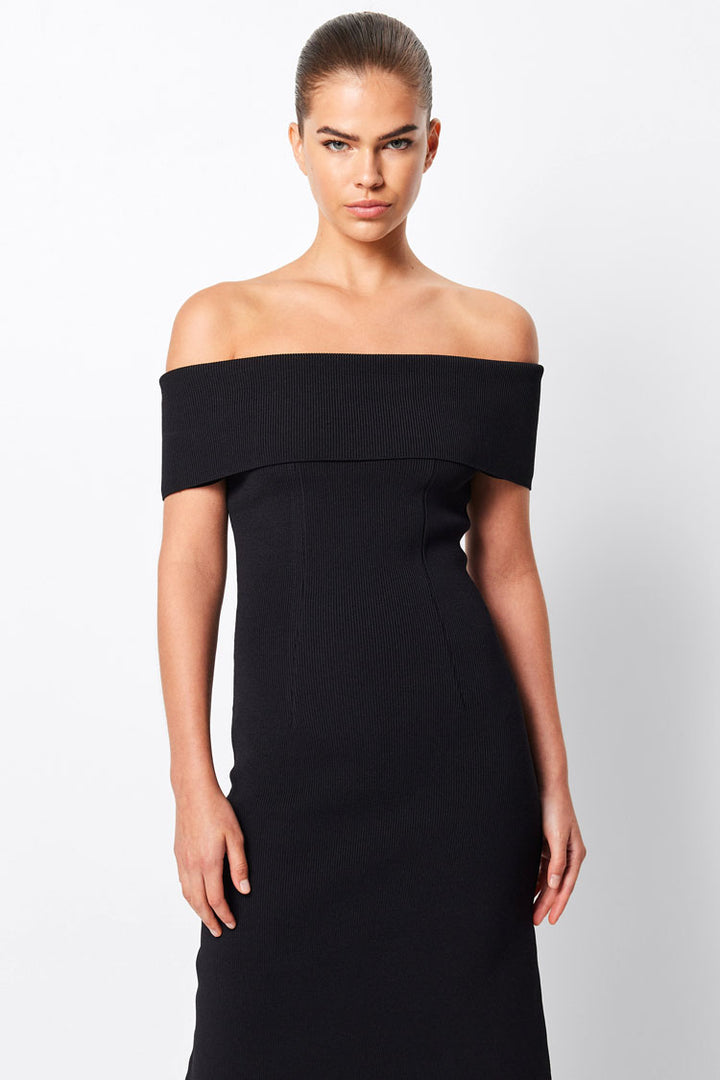 Monaco Off Shoulder Midi Dress | FINAL SALE
