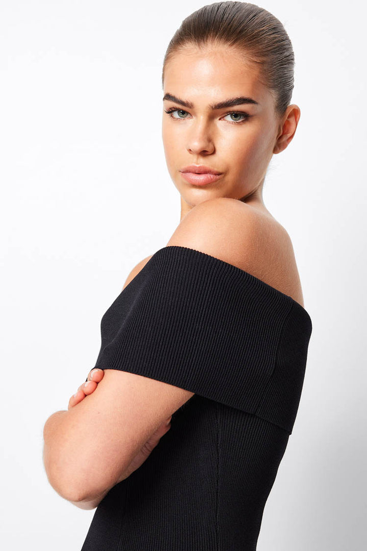 Monaco Off Shoulder Midi Dress | FINAL SALE
