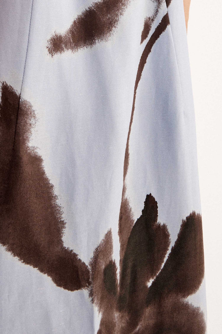 Monet Mini Dress in Chocolate Floral