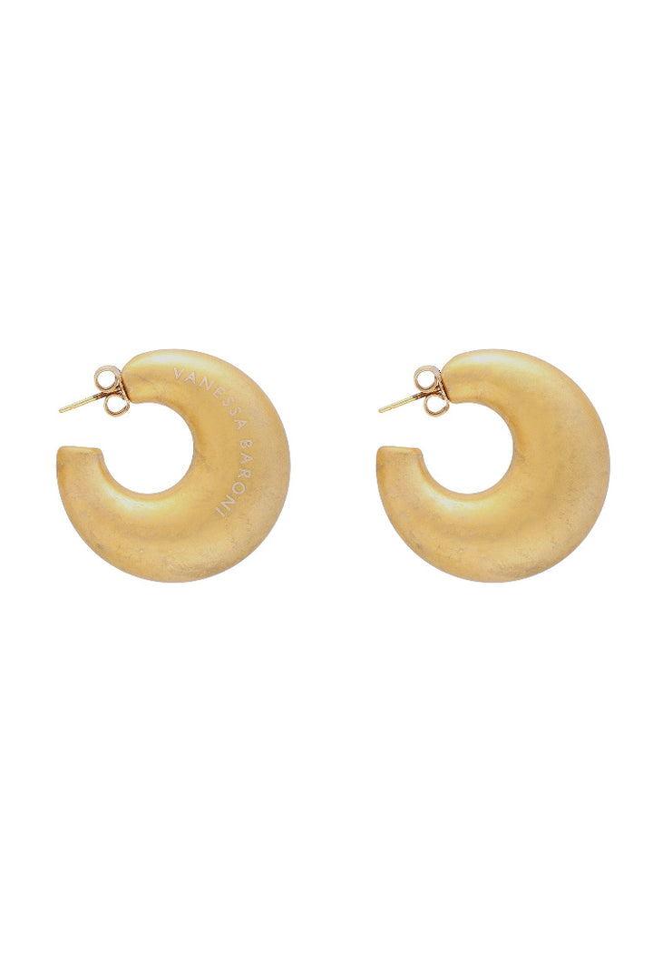 Moon Earring in Gold Vintage