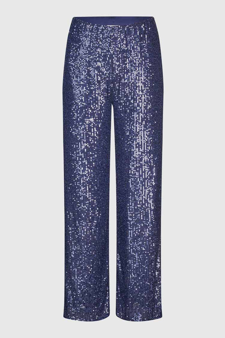 Moonshine Sequin Trouser in Night Sky