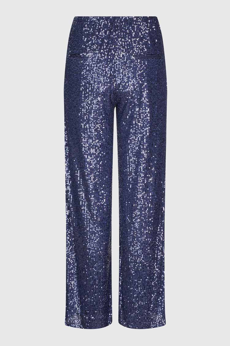 Moonshine Sequin Trouser in Night Sky