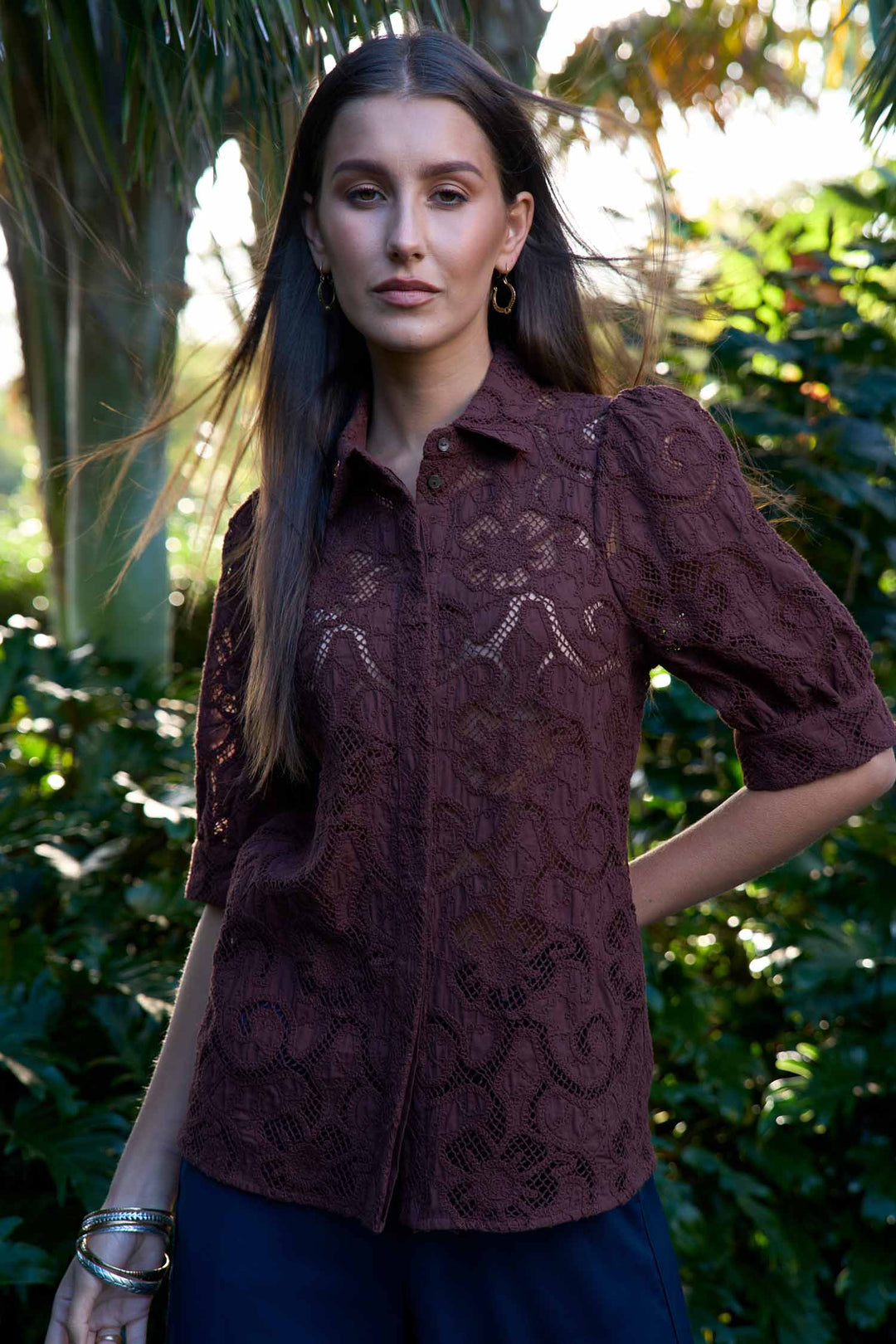 Moonstone Shirt in Espresso