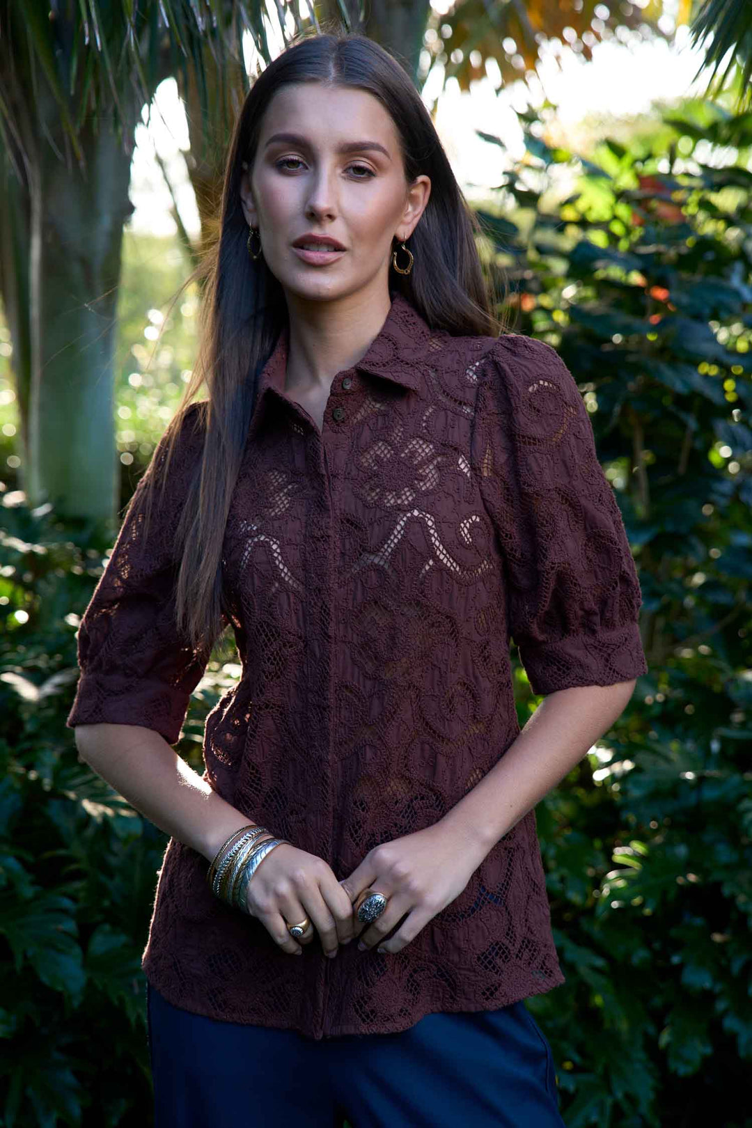 Moonstone Shirt in Espresso
