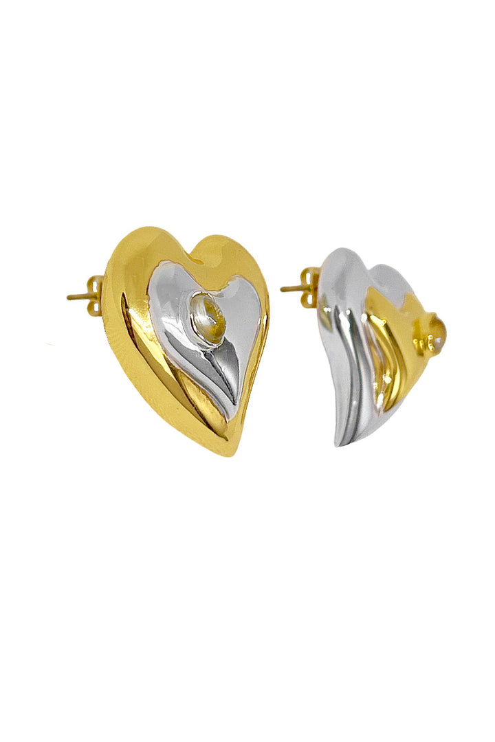 Morgan Earrings in Mixed Metal