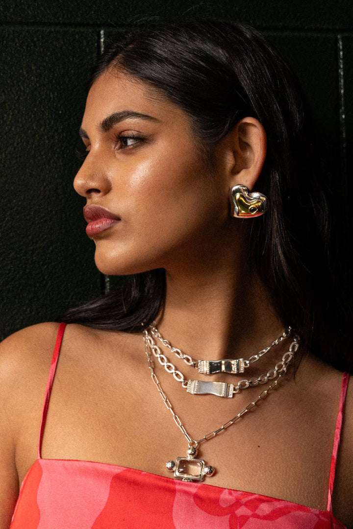 Morgan Earrings in Mixed Metal