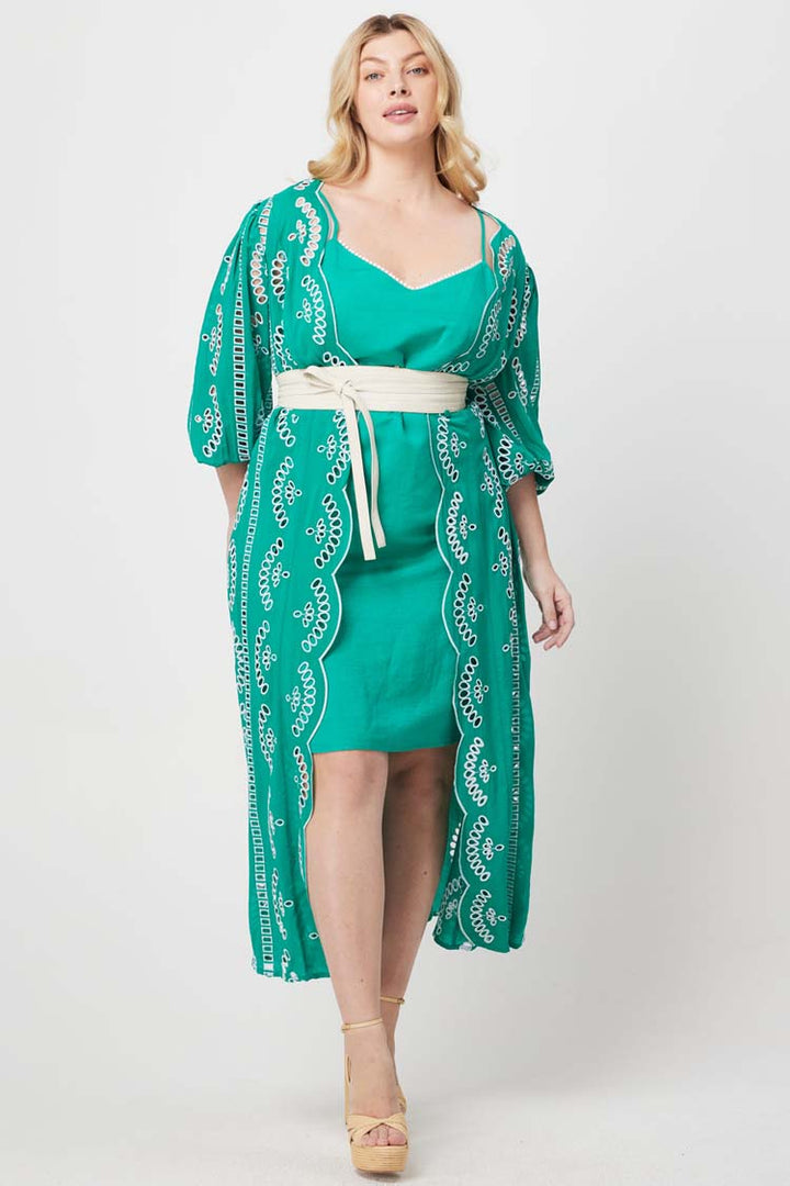 Morgan Embroidered Coat Dress | FINAL SALE