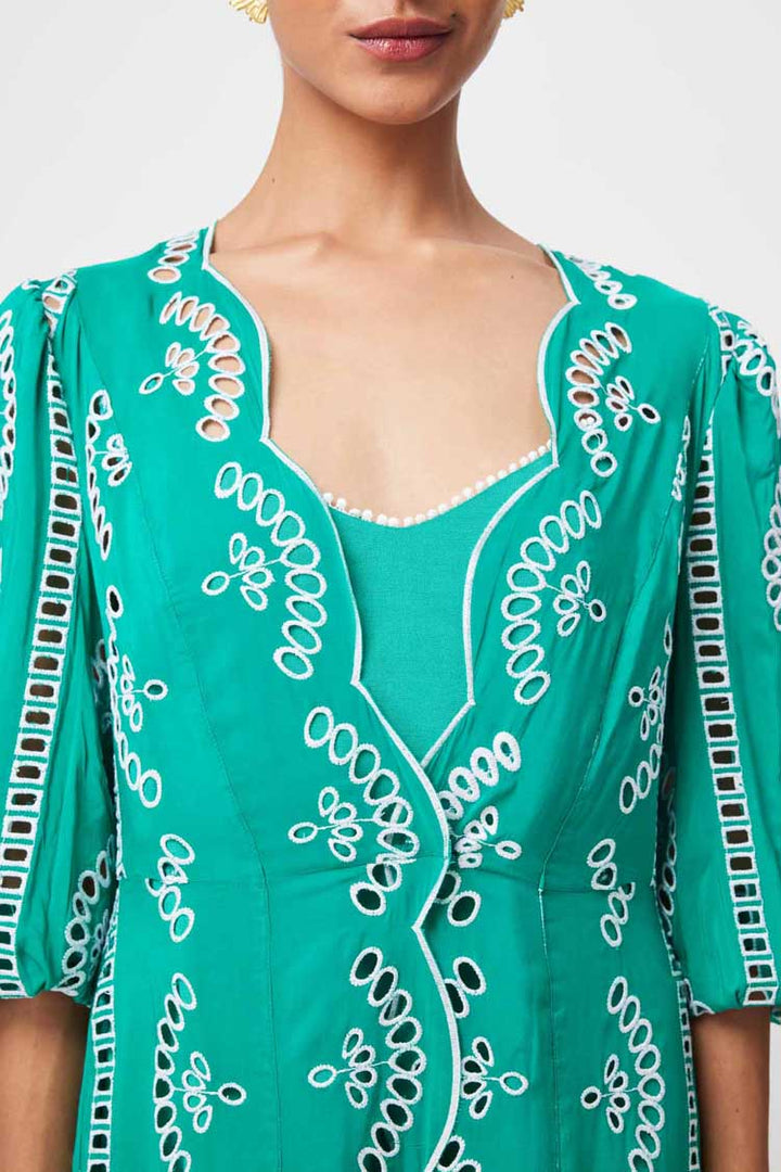 Morgan Embroidered Coat Dress | FINAL SALE