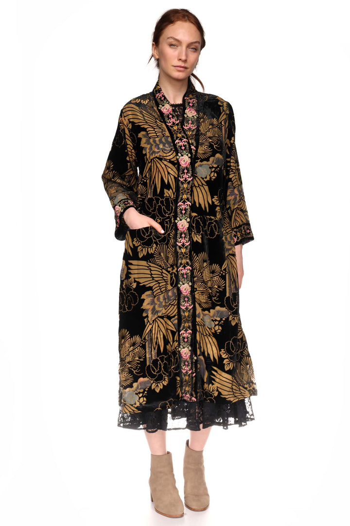 Myriam Reversible Kimono in Layla Burnout/ Lowri