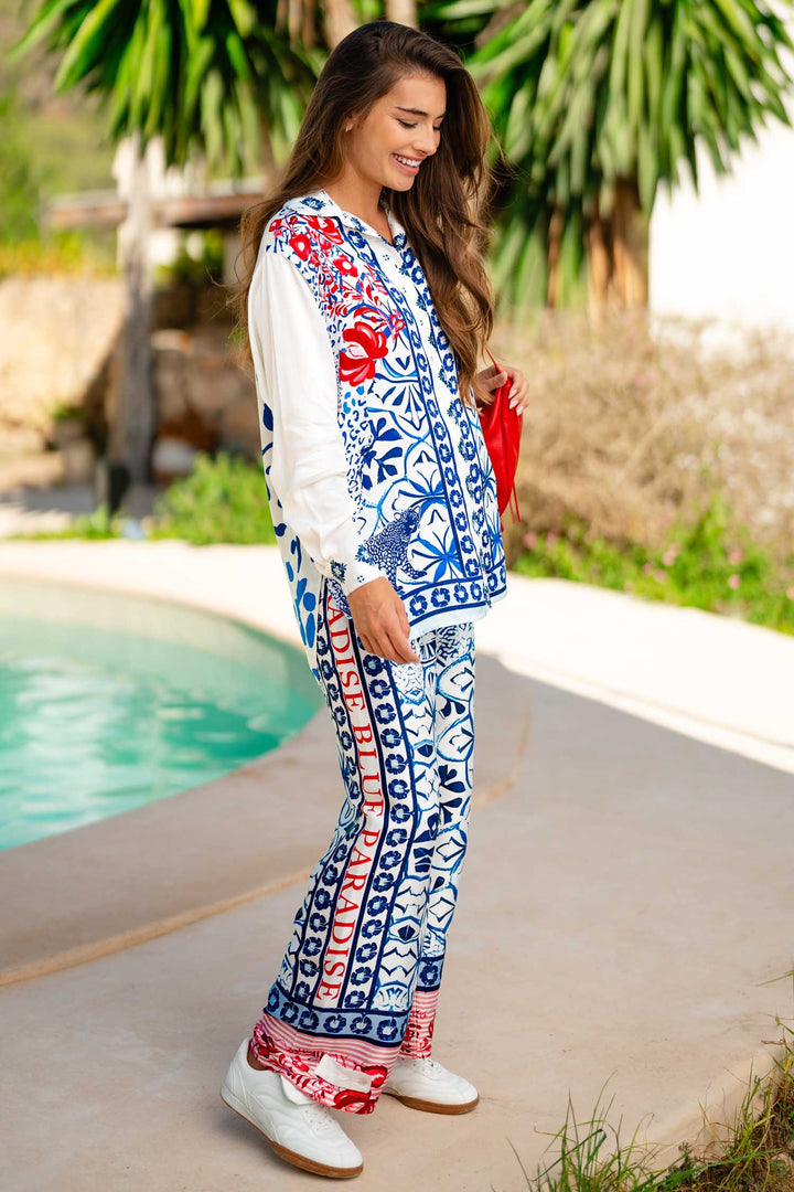 Mystic Printed Shirt Blouse