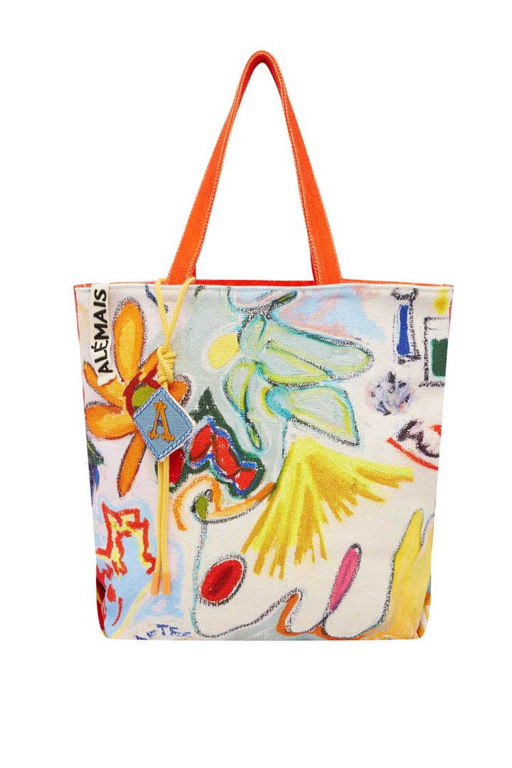 Nadia Spliced Shopper Tote