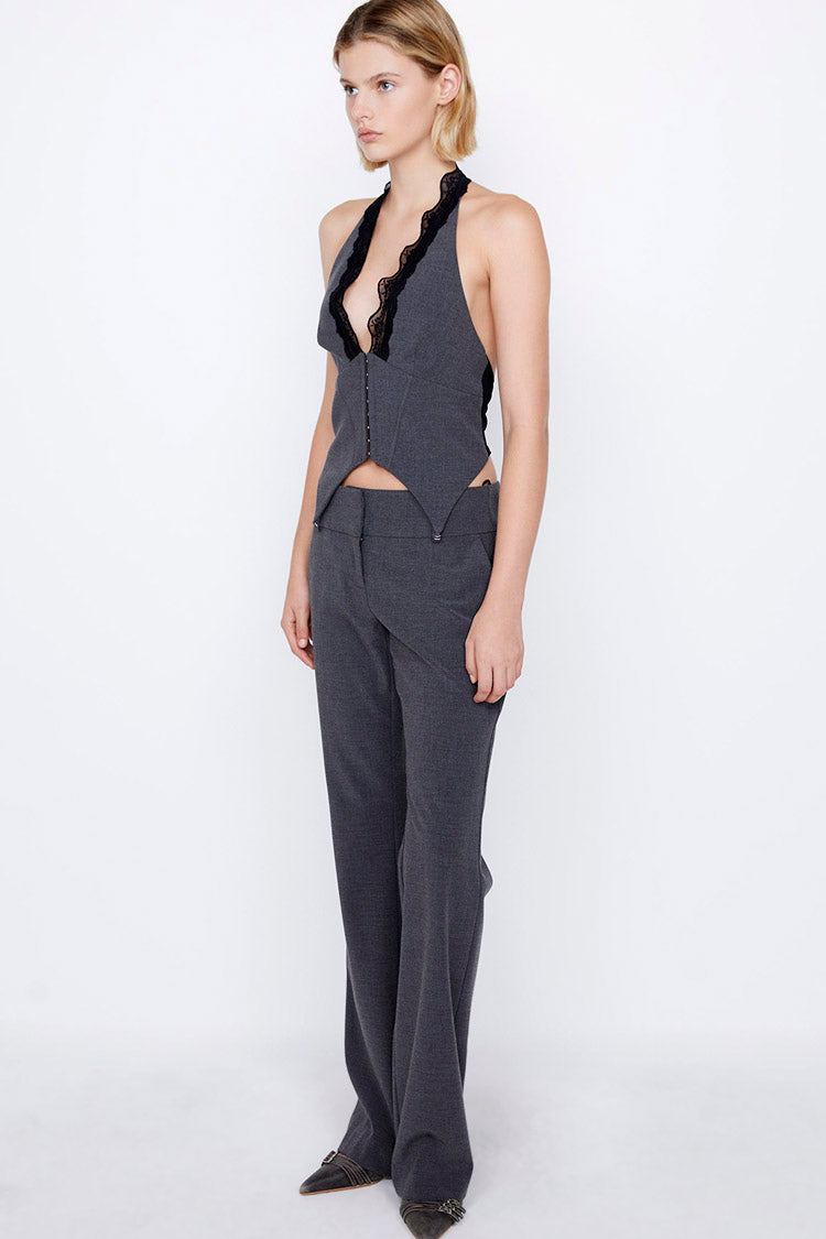 Naida Pant in Charcoal | FINAL SALE
