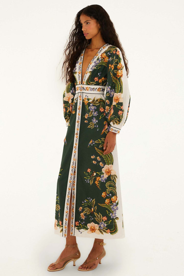 Nature Green Maxi Dress