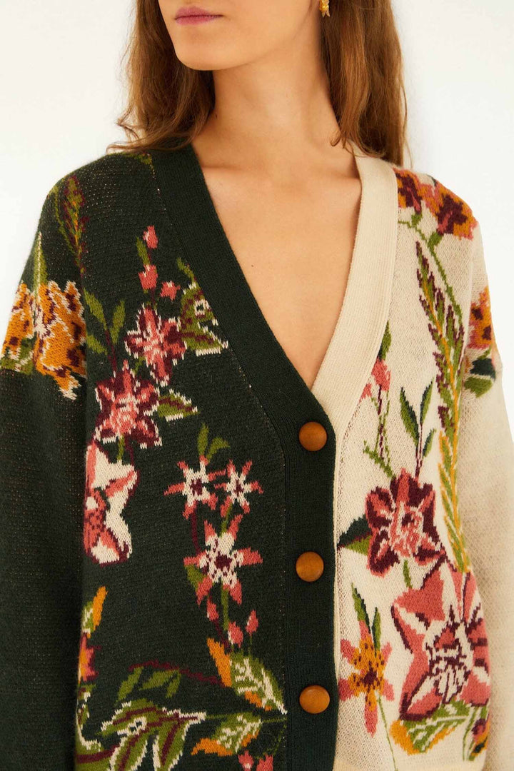 Nature Knit Cardigan in Sand