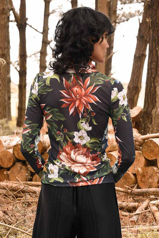 TRELISE COOPER Neck of The Woods Top - Black
