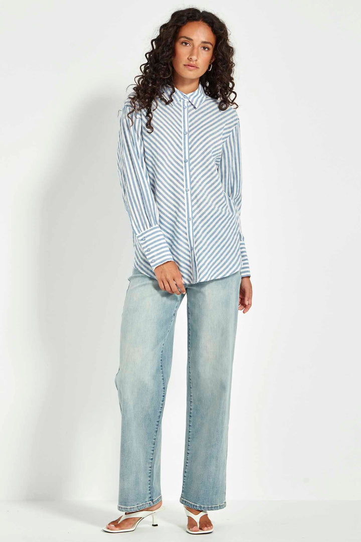 Neve Shirt Denim Stripe