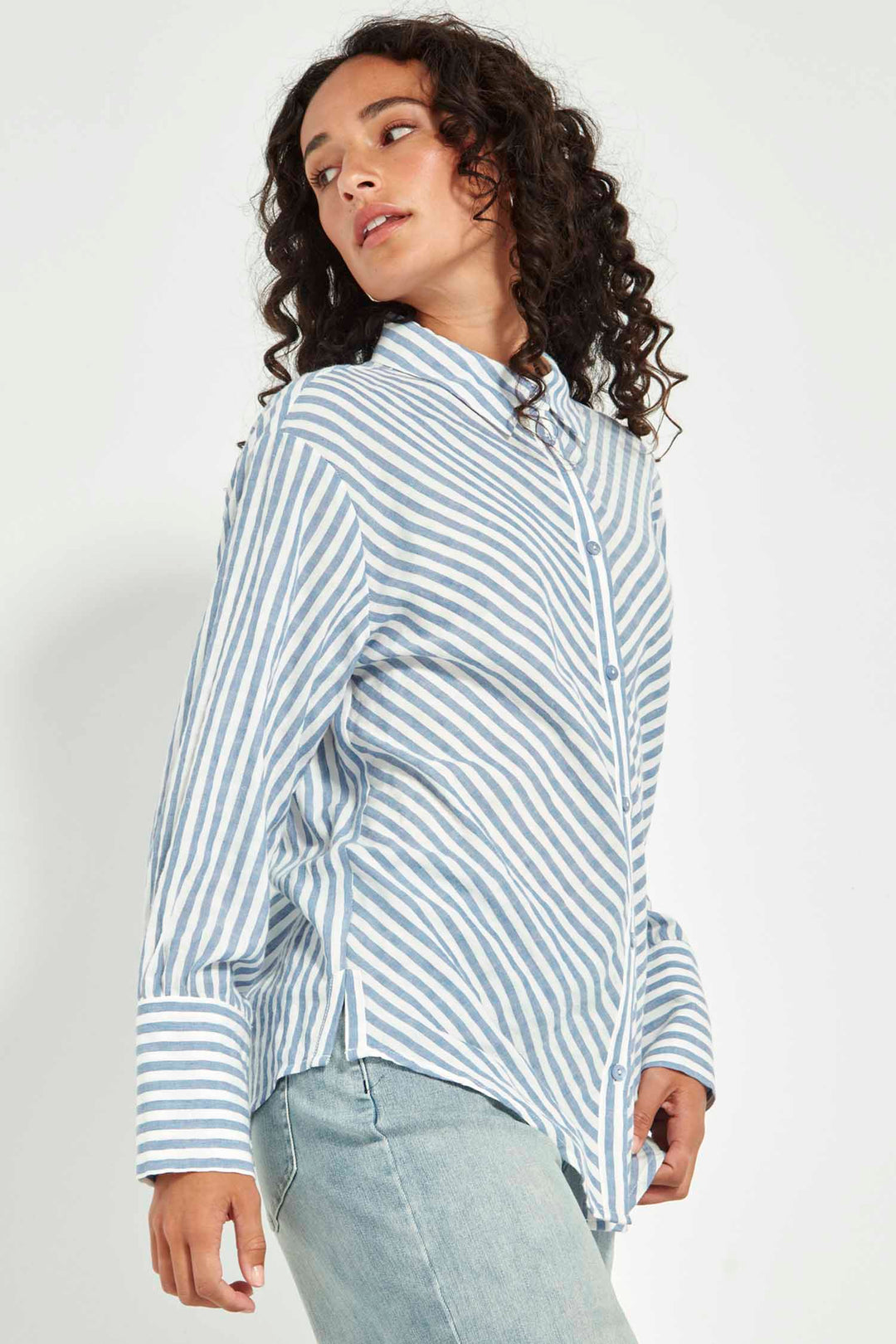 Neve Shirt Denim Stripe