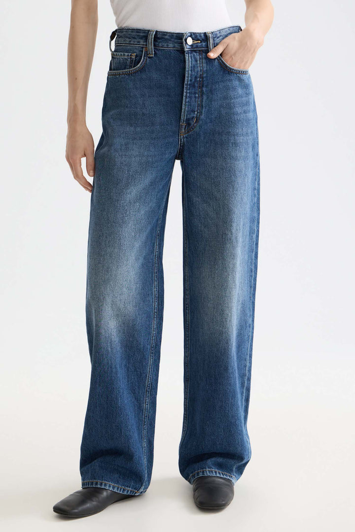 Core Ripple Straight Jeans in Absolute Blue