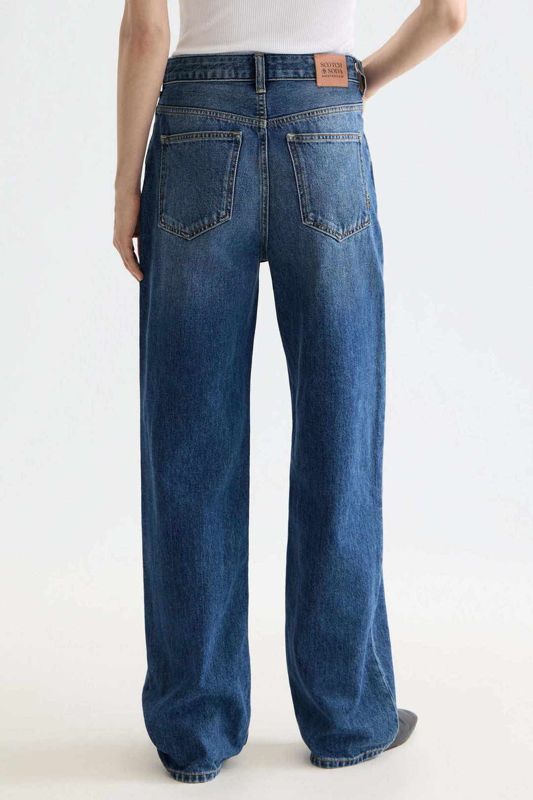 Core Ripple Straight Jeans in Absolute Blue